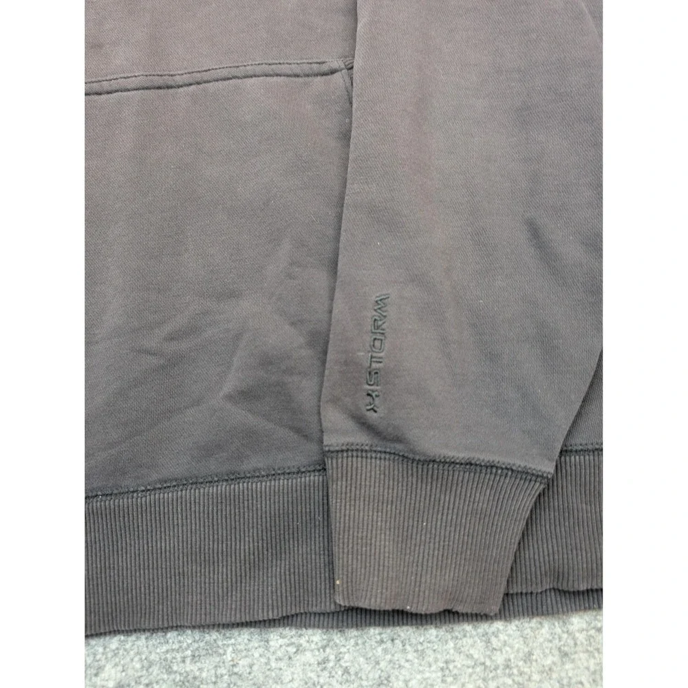 Under Armour Hoodie Mens‎ XL Gray UA Storm Pullover Kangaroo Pocket Logo